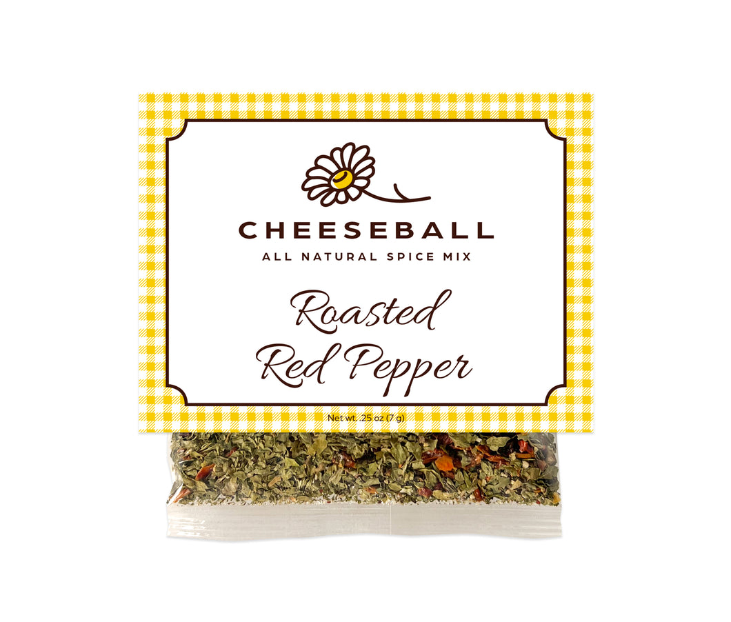 Roasted Red Pepper Cheeseball