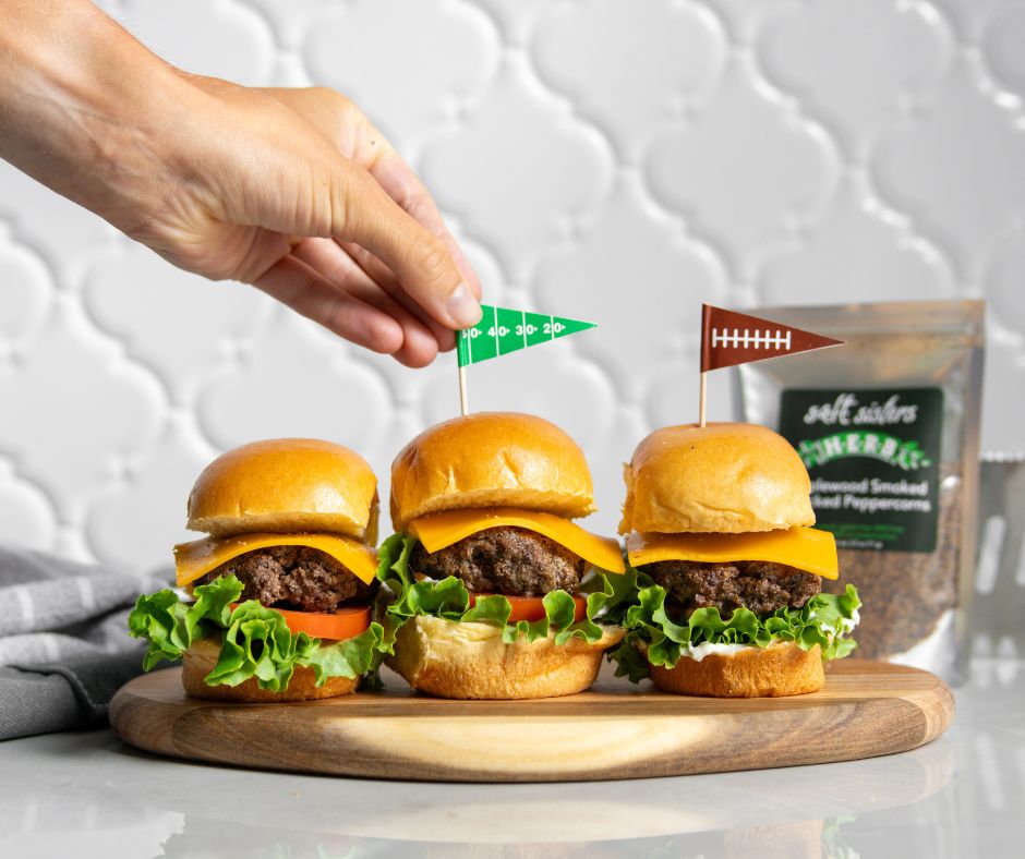 Smoked Peppercorn Beef Sliders