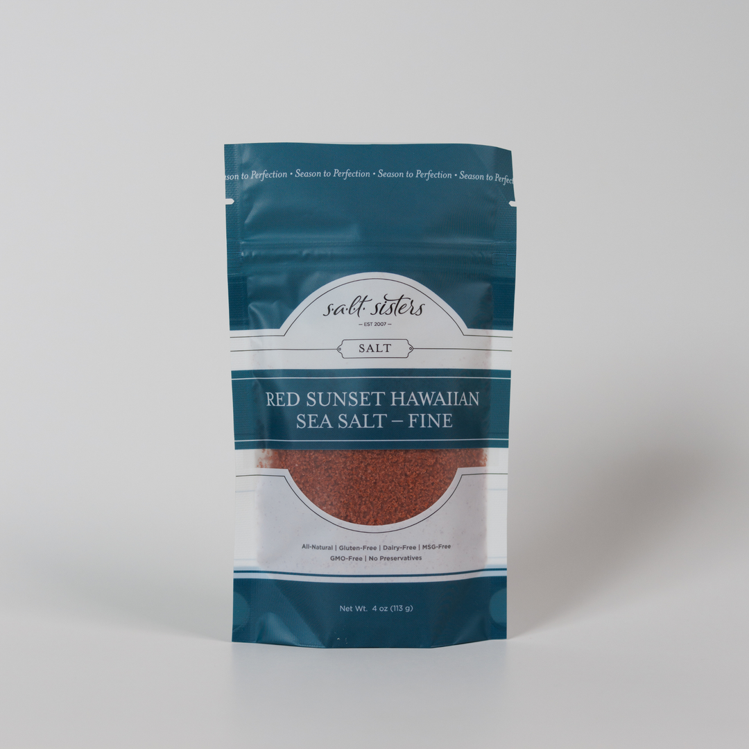 Red Sunset Hawaiian Sea Salt, Fine