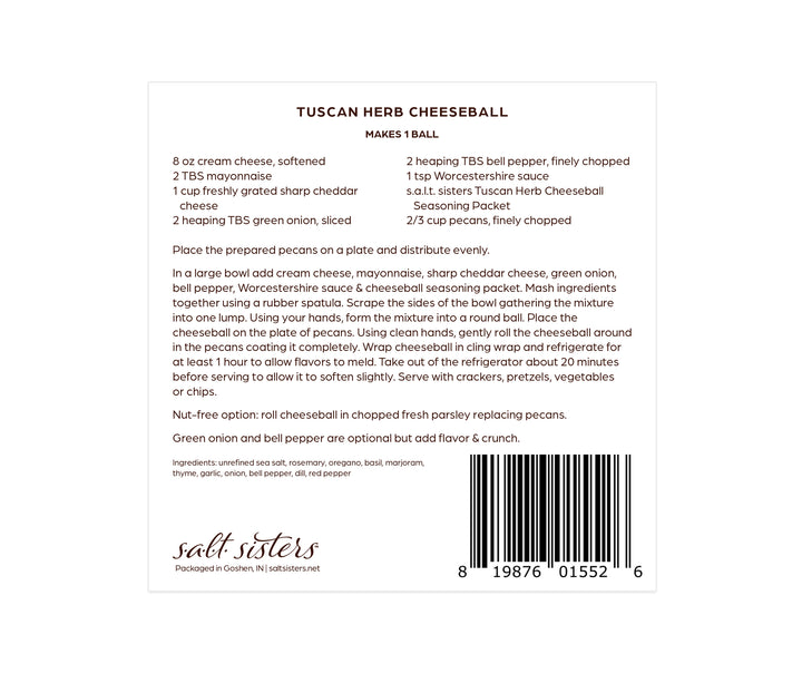 456-CP6 - Tuscan Herb Cheeseball (Wholesale)