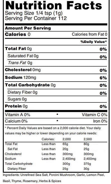 511-CP4 - Garlicky Wild Mushroom Rub & Seasoning (Wholesale)